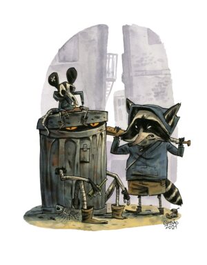 Raccoon and the Gang