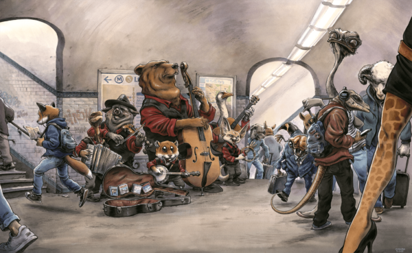 La musique adoucit le métro