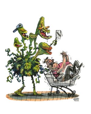 les courses en famille