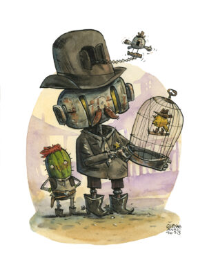 robot shérif